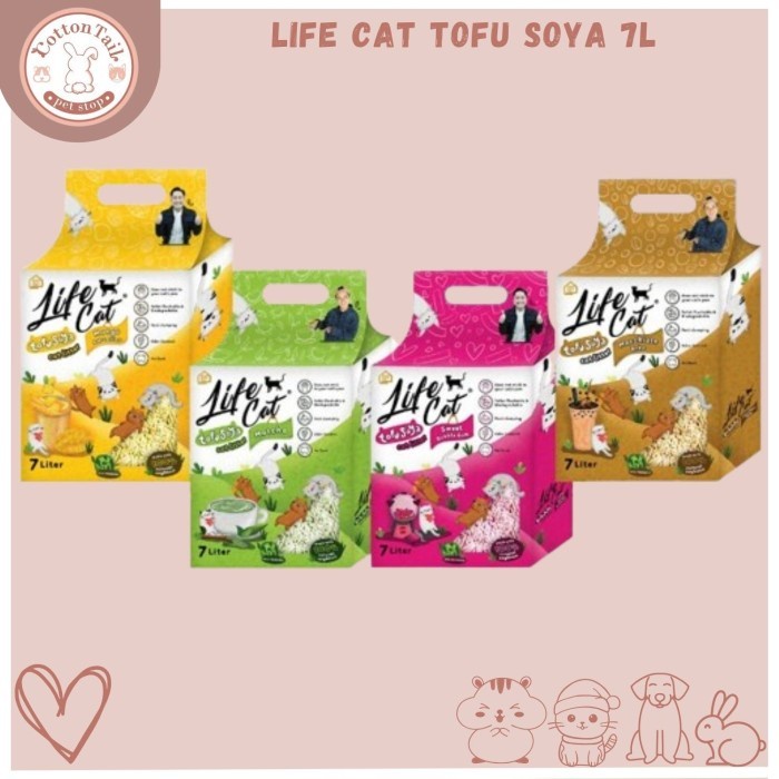 

Promo Life Cat Pasir Kucing Tofu 7L / Lifecat Pasir Kedelai 7L / Bisa Di Flush Di Toilet Tbk
