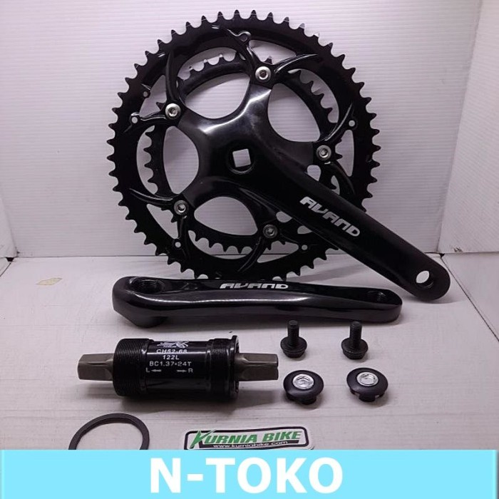 crank balap crank seli avand + kotak Sepeda Sparepart Termurah *