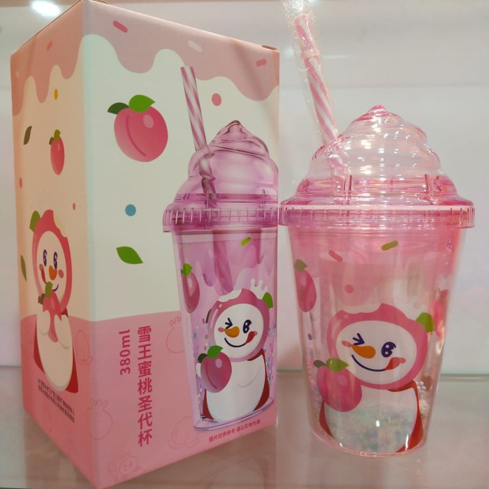 Mixue Gelas Minum 380ml - Tumbler Model Ice Cream