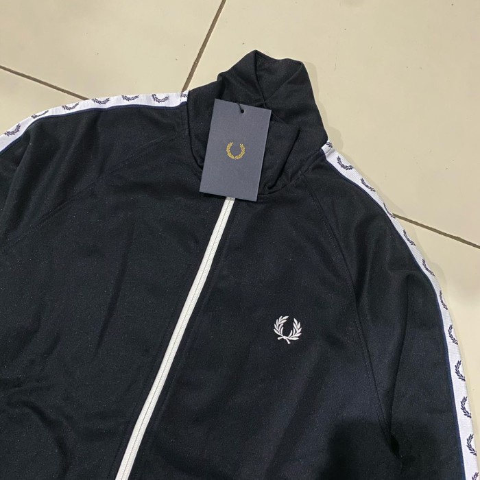 Tracktop Fred Perry Black Original Best Quality