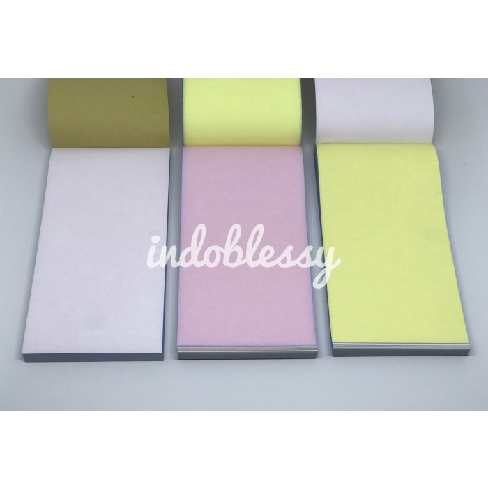 

PROMO! BUKU NCR POLOS 3 Rangkap ( 3 Ply) Putih, Merah&Kuning ukuran FOLIO