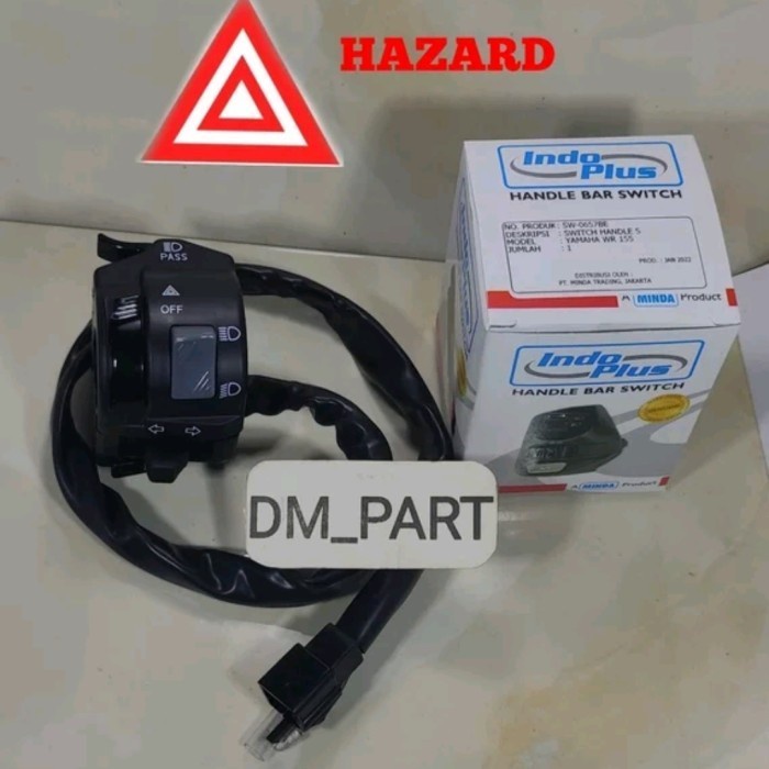 PNP- SAKLAR TOMBOL HOLDER KIRI WR155 YAMAHA BISA R15 V3 R25 XRIDE VIXION