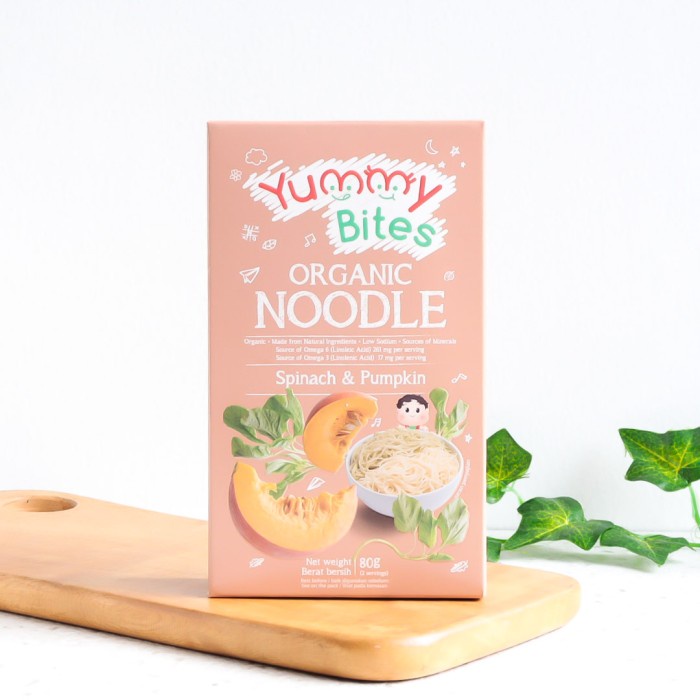 

Promo Terbatas Organic Noodle Spinach & Pumpkin Mi Misua Organik - Yummy Bites Aman