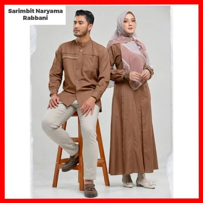RABBANI - SARIMBIT DRESSLIM KEMKO NARYAMA RABBANI Couple Gamis Keluarga