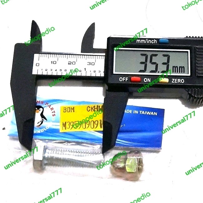 Bolt Baut Nepel Oli Joint Pipe 8mm Tutup Engkol Panjang Dongfeng