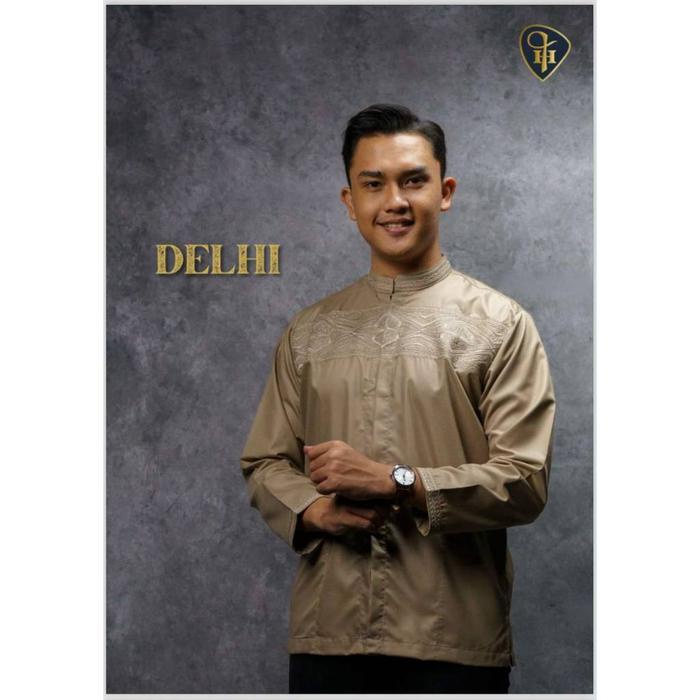 Baju Muslim/Baju Koko Tamer Lengan Panjang/Lengan Pendek Ukuran XL