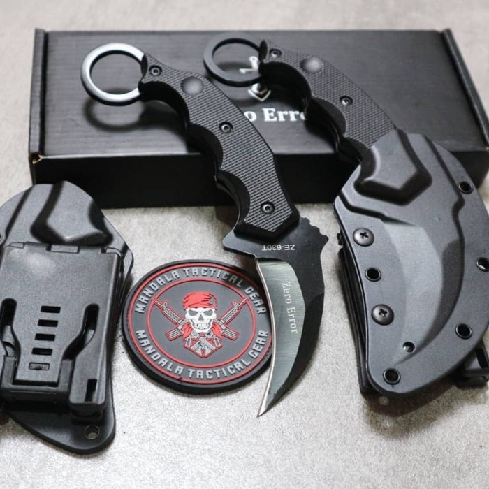 Crambit zero eror/ Pisau carambit Tactical zero eror