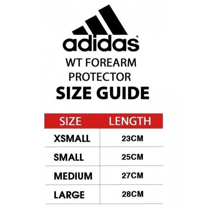 Adidas New Forearm Guard Taekwondo