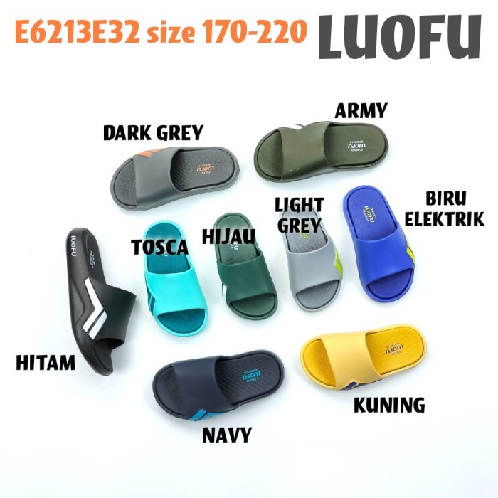 LUOFU ORIGINAL JELLY SANDAL KARET ANAK SELOP CEWEK IMPORT E6213E32