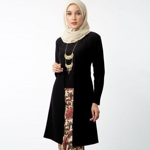 Kebaya Kutubaru Embos Panjang High Quality