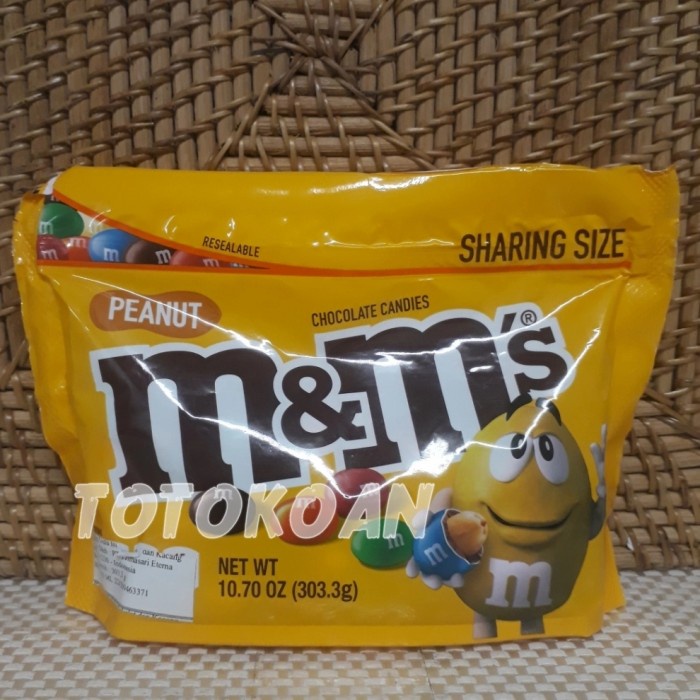 

BARANG TERLARIS M&M'S M&M PEANUT CHOCOLATE CANDIES SHARING COKELAT 303,3 GR