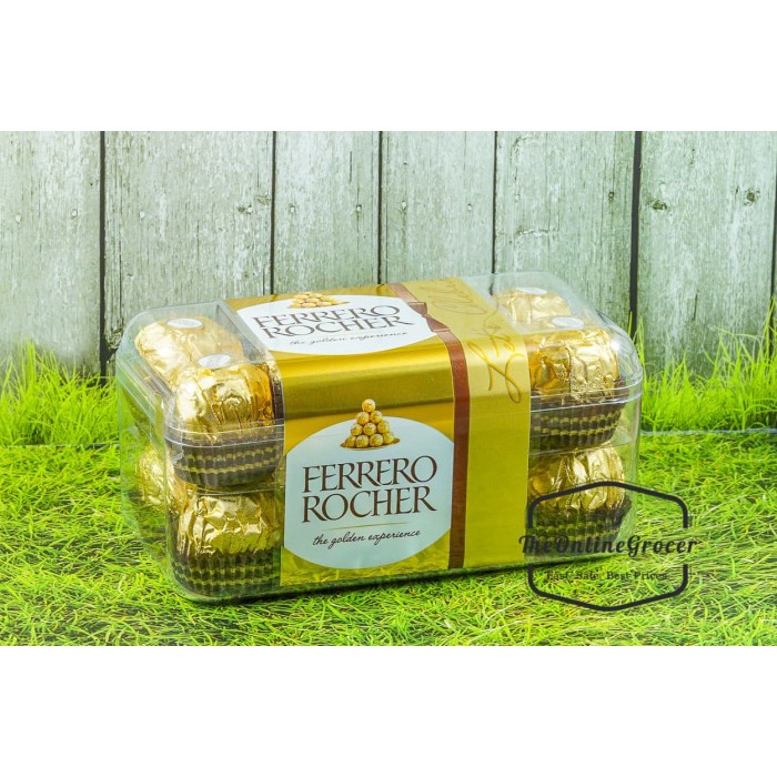 

BARANG TERLARIS Ferrero Rocher T16 (isi 16 pcs) 200gr