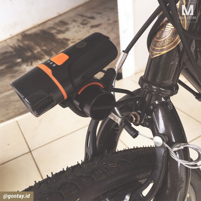 Bracket Lampu Depan / Dudukan Lampu Depan Sepeda Lipat Dan Universal -Gratisongkir