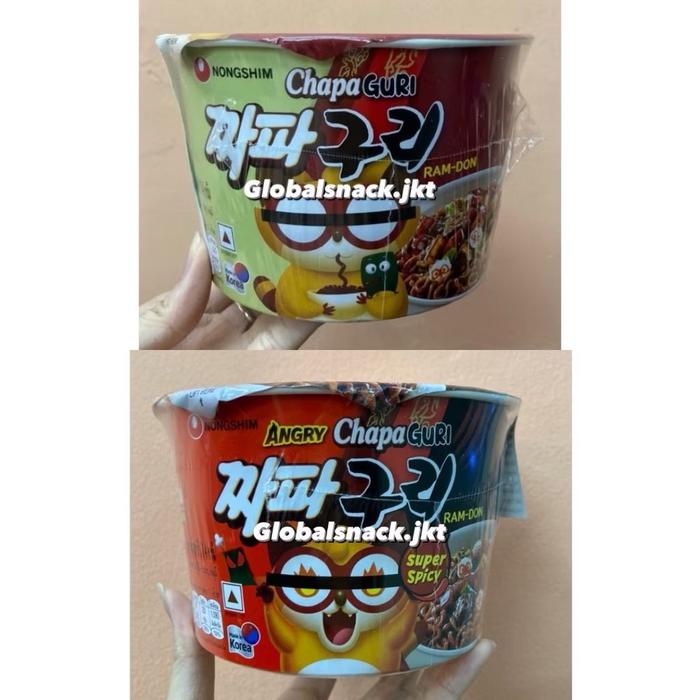 

Sale Terbatas Nongshim Chapaguri Original /. Chapaghetti Angry Spicy - Aman