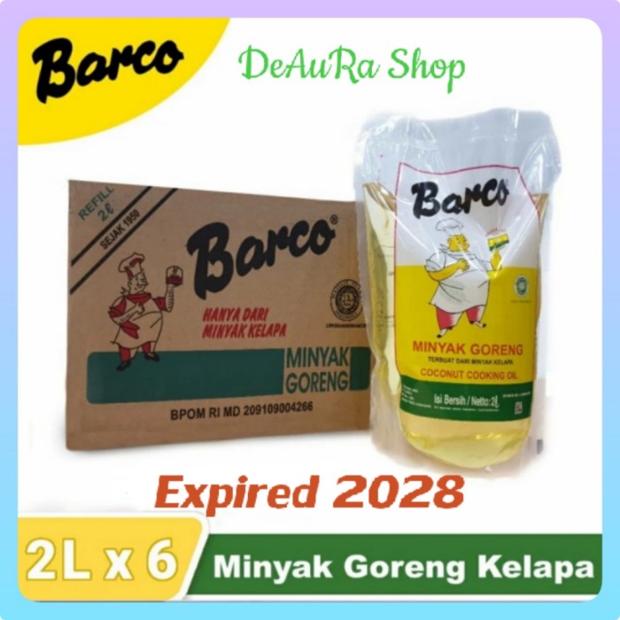 

BARANG TERLARIS Minyak Goreng Barco 2L x 6 (1 karton)