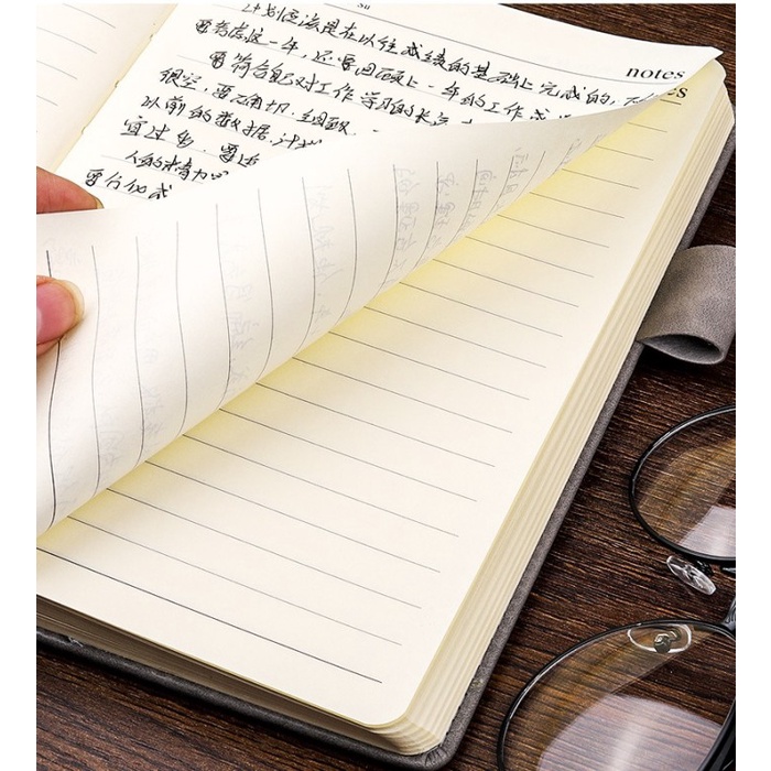 

BARANG TERLARIS ST461 - 180 Lembar Note Book / Buku Catatan Polos Kulit