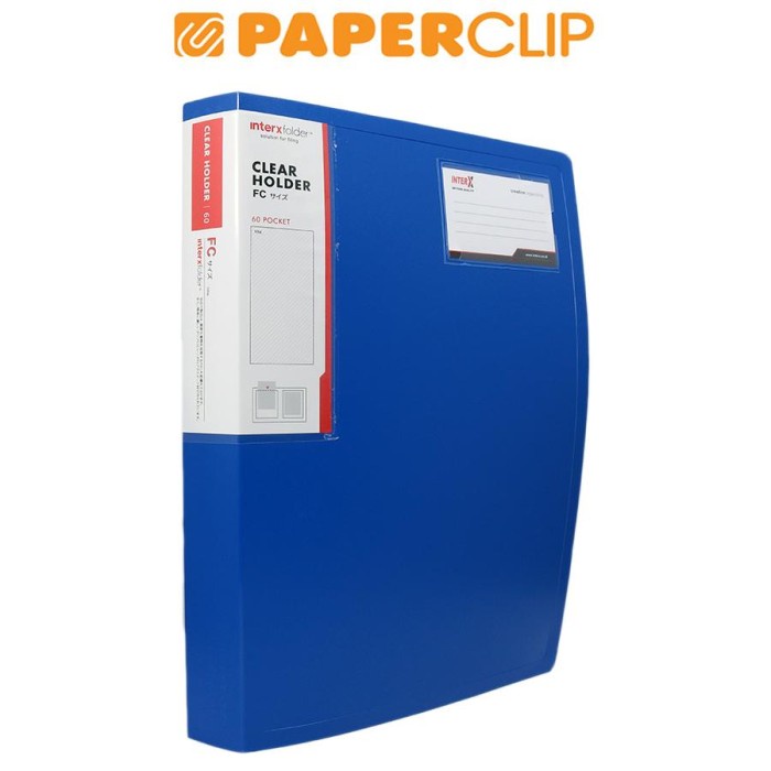 

BARANG TERLARIS CLEAR HOLDER INTERX CHX160F FC ISI 60 BLUE