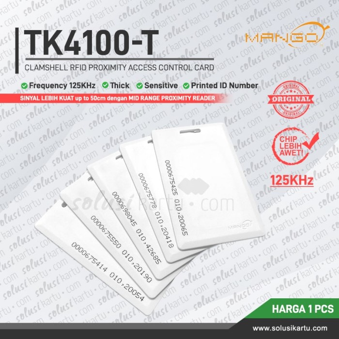 

Ready- RFID Proximity Card, EM 125Khz, Mango Brand