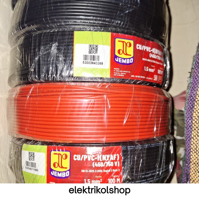kabel jembo nyaf 1.5 mm