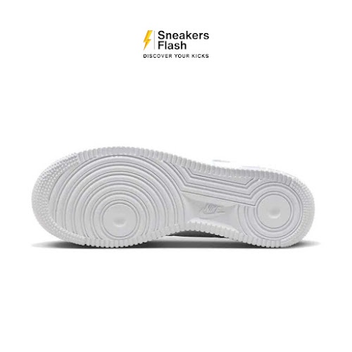 NIKE Air Force 1 Low Cut Out Look White Sepatu Sneakers Wanita - FB1906100 - Size 38.5