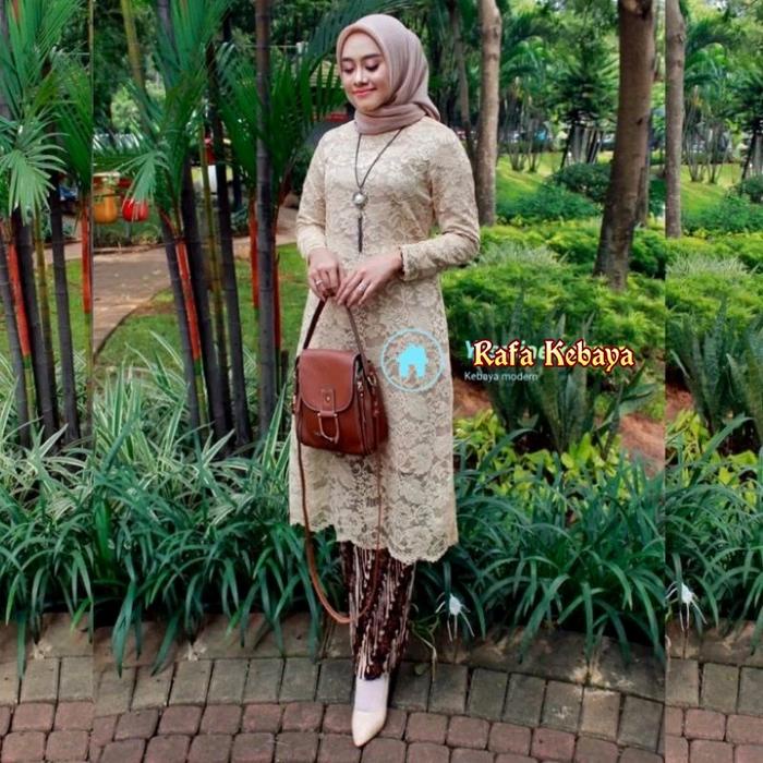Kebaya Tunik Brukat Jumbo Ld 120 / Kebaya Brukat Hitam High Quality