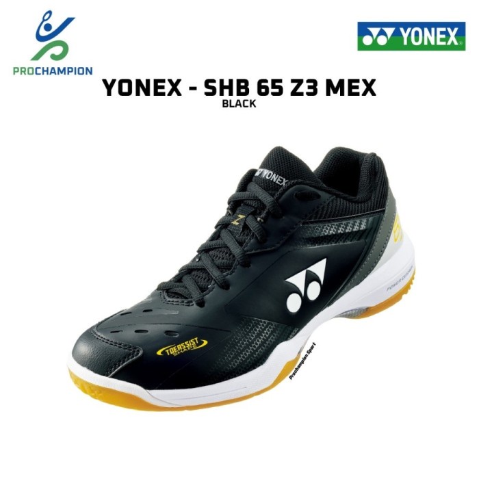 (BestSeller) Sepatu Badminton Yonex SHB 65 Z3 MEX SHB65Z3 MEX with Power Cushion Black
