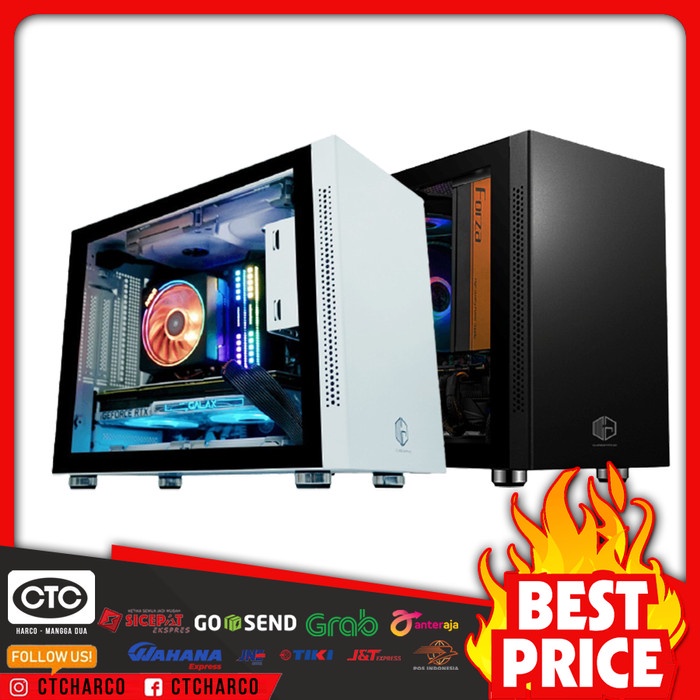 Ready Casing CUBE GAMING AXEL - TEMPERED GLASS VERSION - Casing Gaming