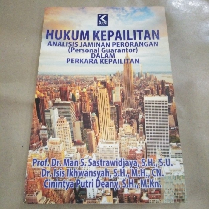 

SALE !!! HUKUM KEPAILITAN - MAN S SASTRAWIJAYA READYY
