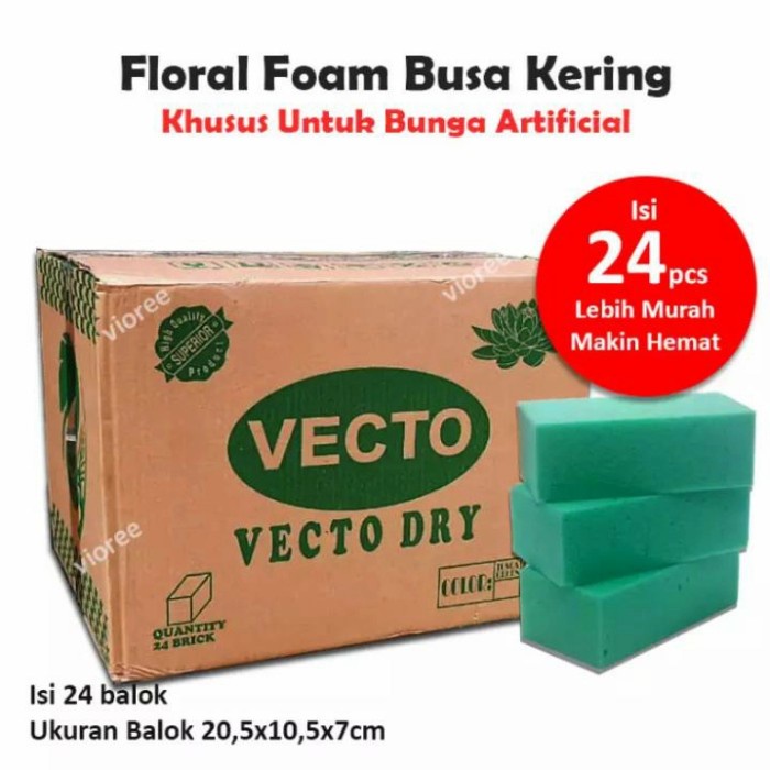 New- Busa kering/oasis kering/busa hijau/cod/busa bunga plastik/artificial