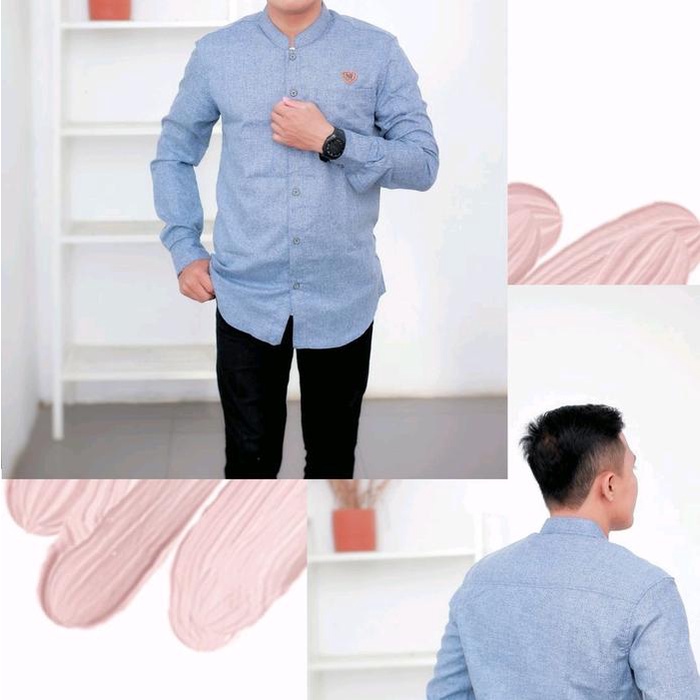 kemko/Baju koko jumbo katun Madina premium XXL,XXXL,Koko Kurta Panjang slimfit Lembut Muslim Kain