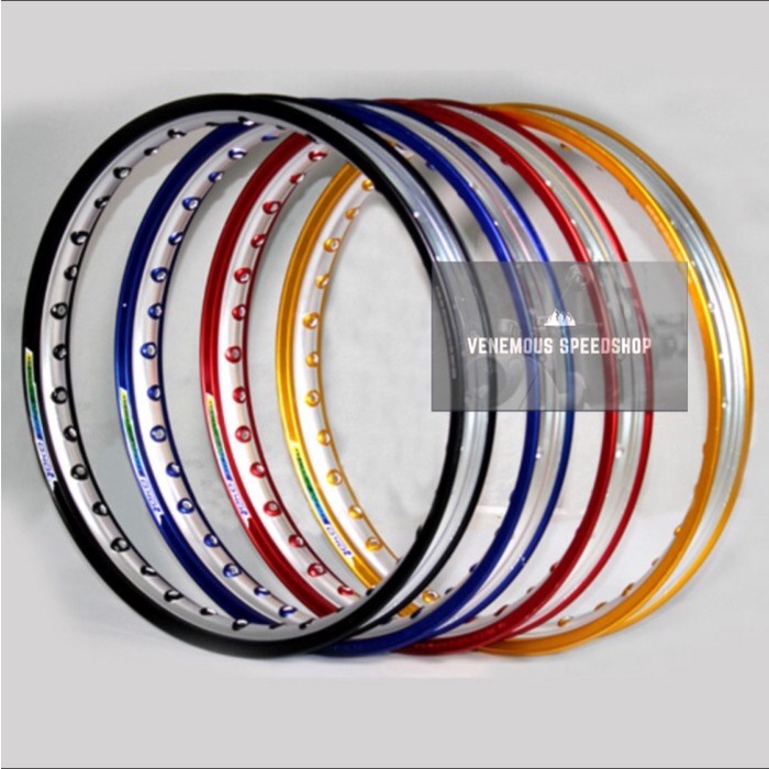 Velg Yoko Alumunium Two Tone Set Ukuran 140x17-160x17 (2Pcs) Original