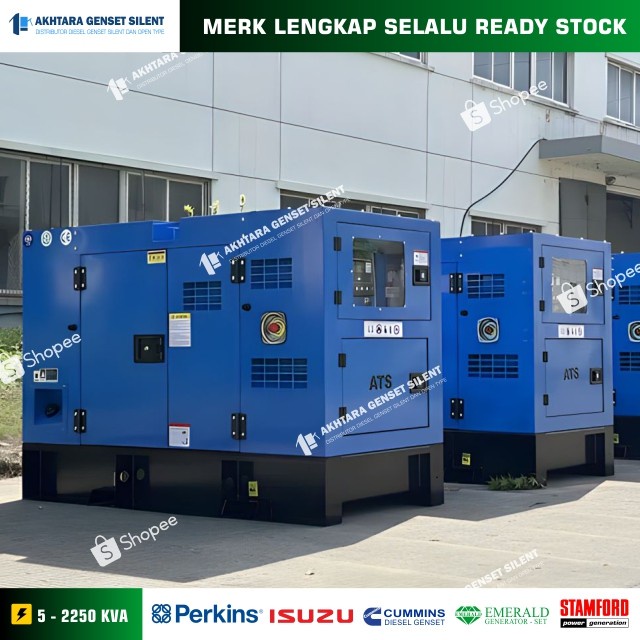 Genset Silent Cummins 20 Kva 25 Kva 30 Kva 40 Kva - Distributor Genset Silent