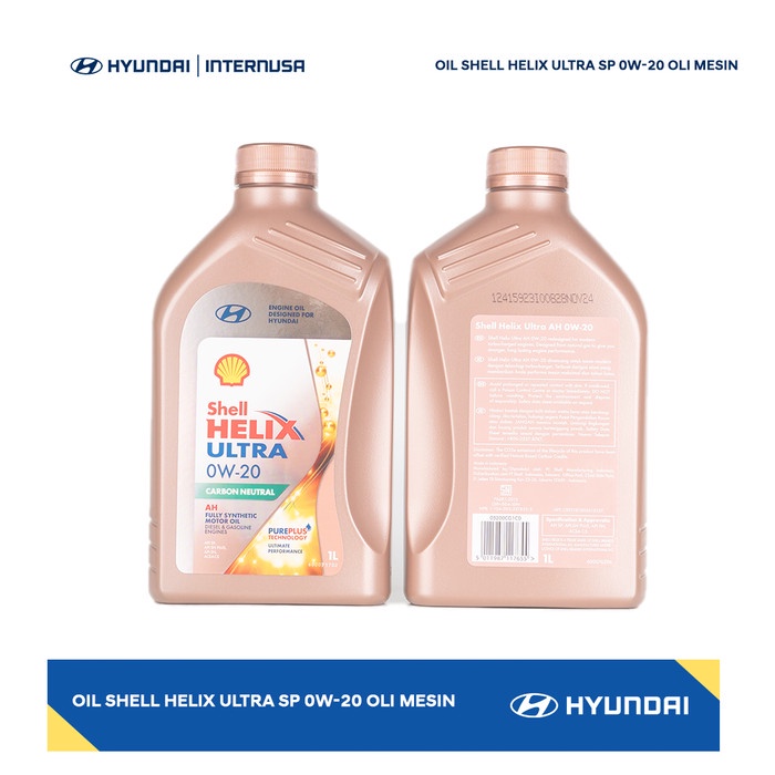Oil Shell Helix Ultra SP 0W-20 Oli Mesin new