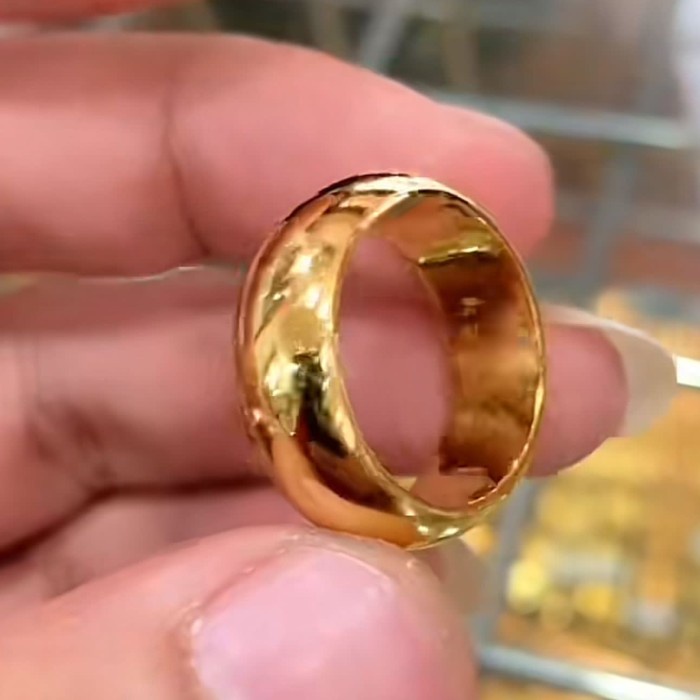 PREMIUM Cincin belah rotan kadar 99/24k