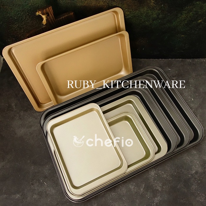 PREMIUM Loyang Persegi Panjang Ceper/ Baking Tray / Loyang Kue Kering / Nampan