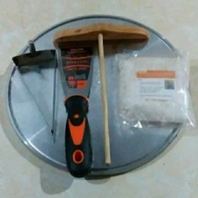 PREMIUM Cetakan kue krepes 25cm semi otomatis loyang crepes leker