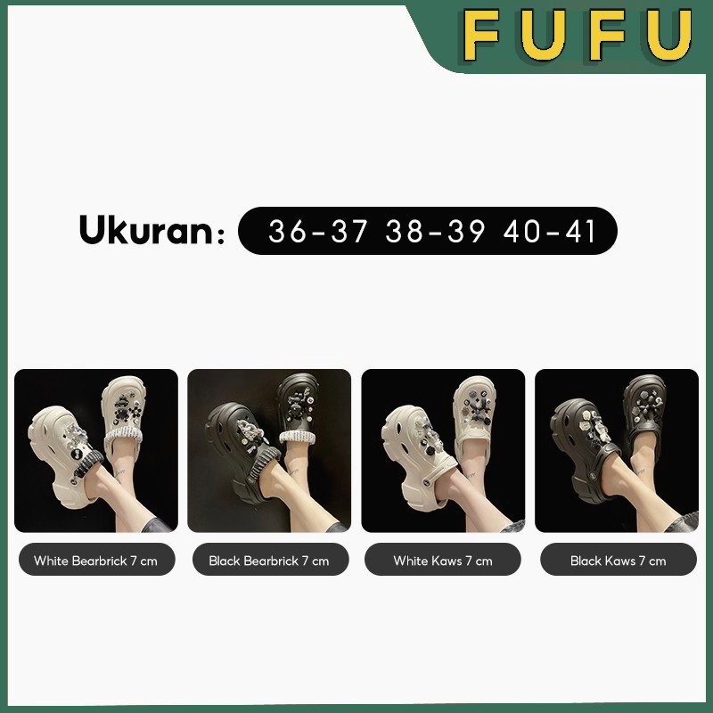 BEST SELLER FUFU SANDAL BAIM WANITA / SANDAL KODOK WANITA KOREA / SANDAL FUJI VIRAL / EVA / SANDAL