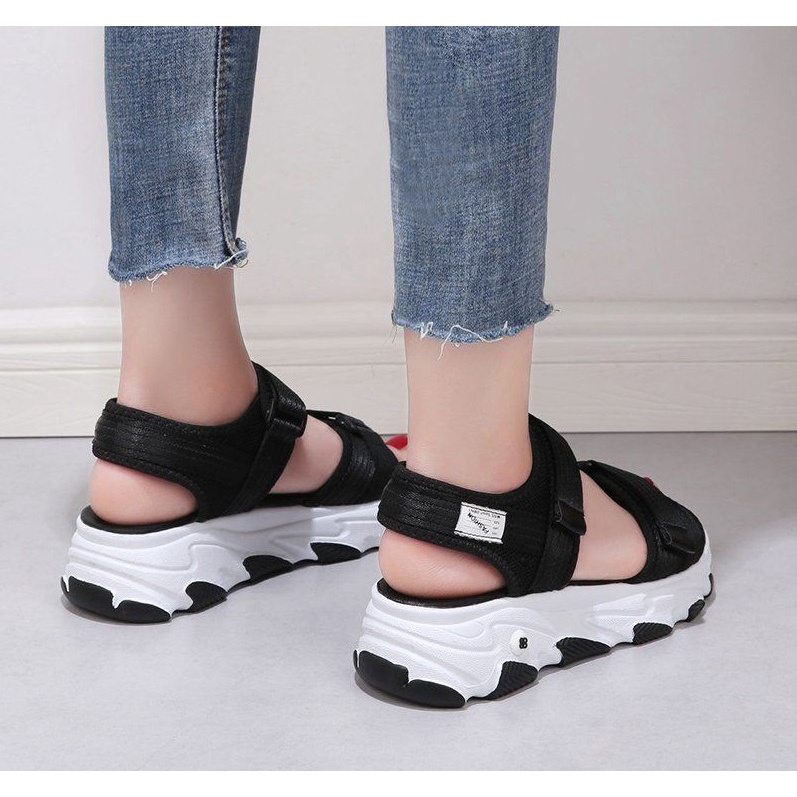 BEST SELLER SETU ROSE FREE KOTAK SENDAL GUNUNG HANGOUT TINGGI WANITA IMPORT 025