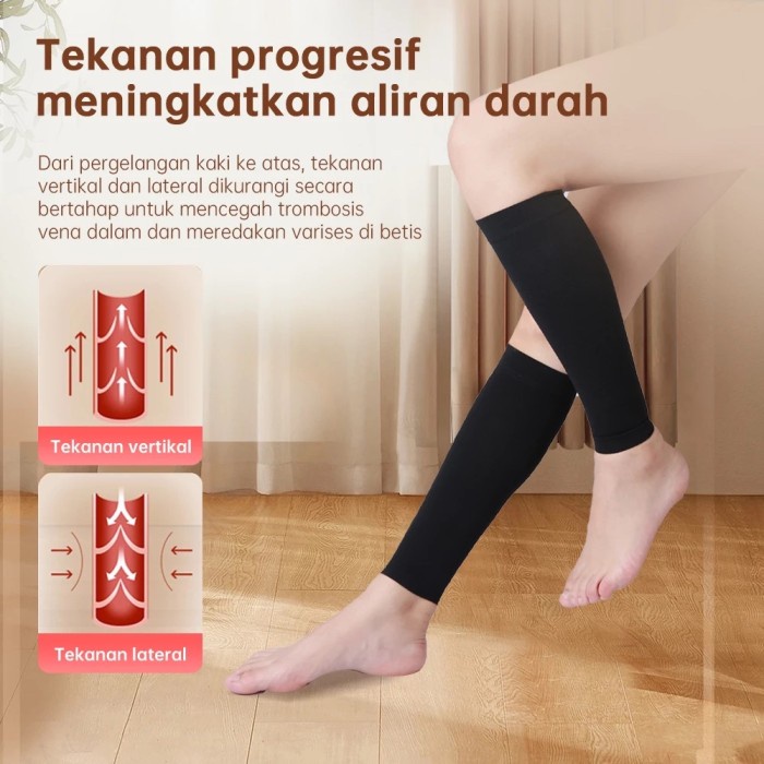 PREMIUM Kaos Kaki Kompresi Stoking Varises Pendek Pria Wanita / Medical Compresion Stocking untuk