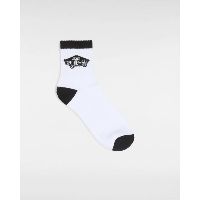 PREMIUM KAOS KAKI VANS OFF THE WALL VANS ART HALF CREW WHITE