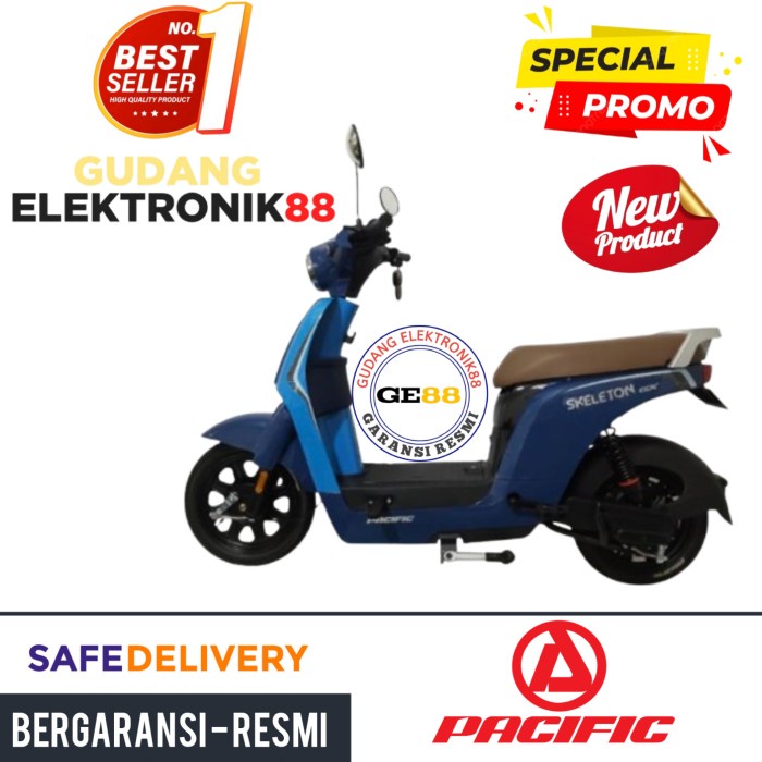 Best seller Sepeda Listrik Pasific Skeleton GX 500Wat #Dewasa#anak-anak By Pasific Murah Promo