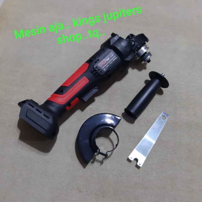 PROMO Ecer MESIN - BATRE - CHARGER - cordless grinda 4IN batrai ( merk JLD - HUJIA ) GERINDA