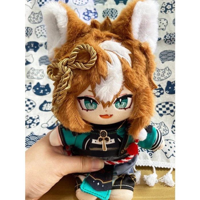 Pre-sale Anime Game Genshin Impact Gorou Plush Stuffed 20cm Doll Toy
