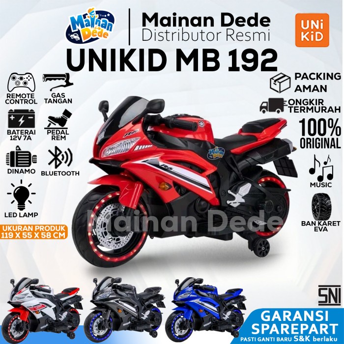 Mainan Anak Motor Aki R3 Yamade Yamaha EMT 2213 Exotic unikid MB192