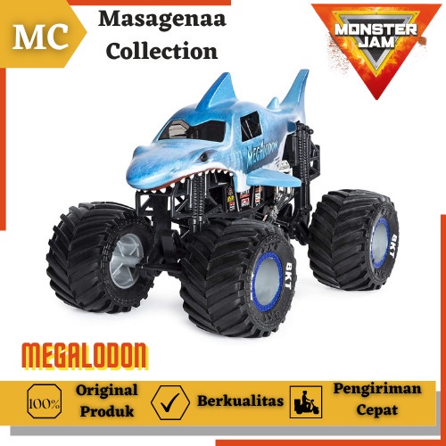 Mainan Mobil Mobilan Anak Monster Trucks Truck Megalodon Besar 1:24