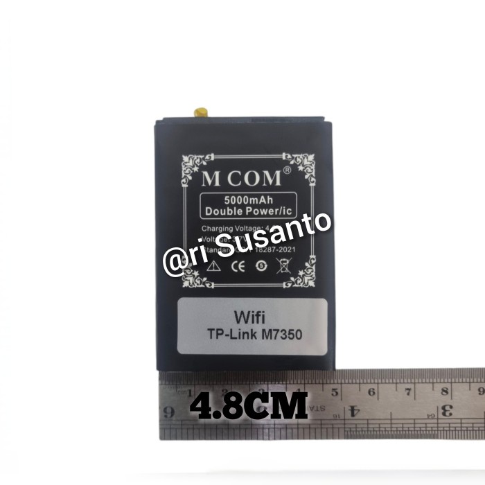 Project - Baterai MCOM for Modem TPLINK TP-LINK M7350 Mifi Double Power 5000mAh