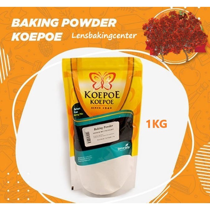 

BAKING POWDER CAP KOEPOE KOPOE KUPU KUPU 1 KILOGRAM / 1 KILOGRAM 1KG / 1KG