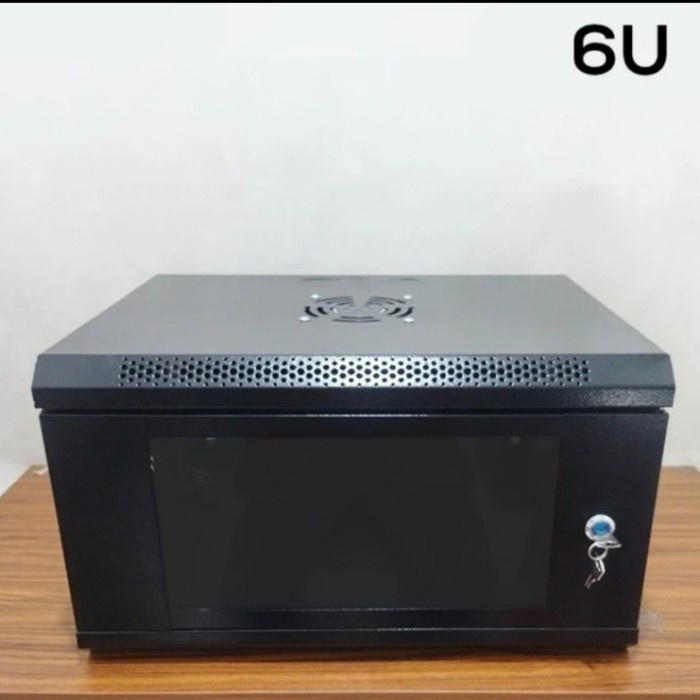 wallmount Rack Server 6U, Rak Server Single Door 6U