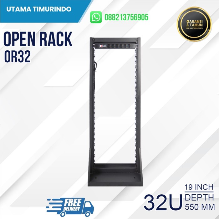 Indorack Open Rack 32U Rack Server 19" OR32 Rak Server 19inch