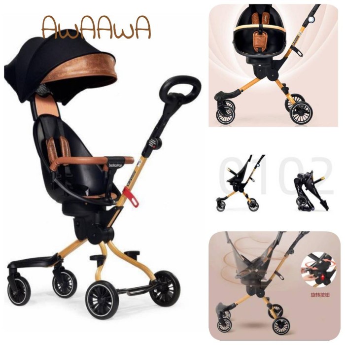 JTTOP" BAOBAOHAO V1 TRAVELLER EASY MICRO TRIKE MAGIC STROLLER TRICYCLE